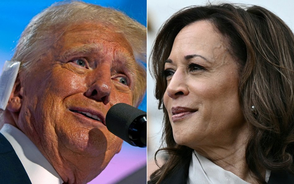 Kiedy poznamy wyniki wyborów w Stanach Zjednoczonych? Na zdjęciu Kamala Harris i Donald Trump