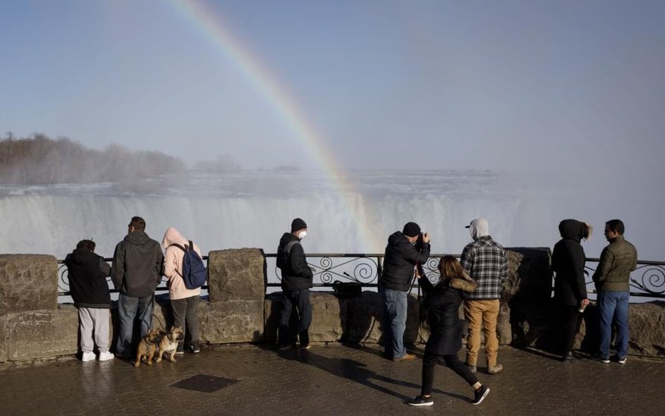 Wodospad Niagara na granicy Kanady i USA