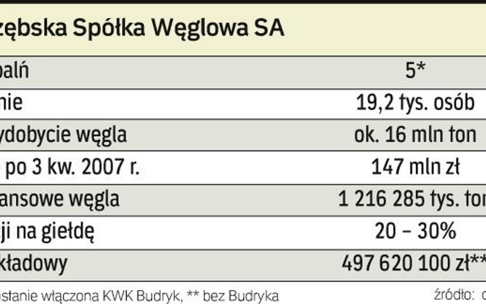 Kolejne spółki węglowe na giełdzie w 2009 roku