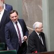 Prezes PiS Jarosław Kaczyński i minister sprawiedliwości Zbigniew Ziobro
