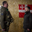 Wołodymyr Zełenski w czasie wizyty w obwodzie charkowskim