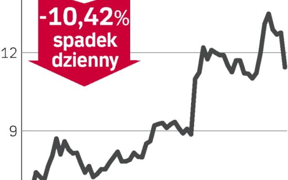 Słabe wyniki zdołowały kurs