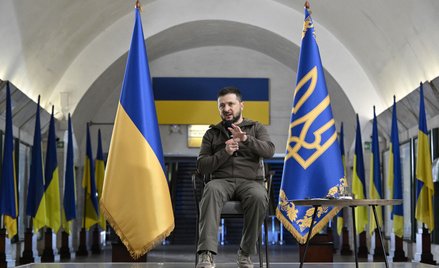 Prezydent Ukrainy Wołodymyr Zełenski