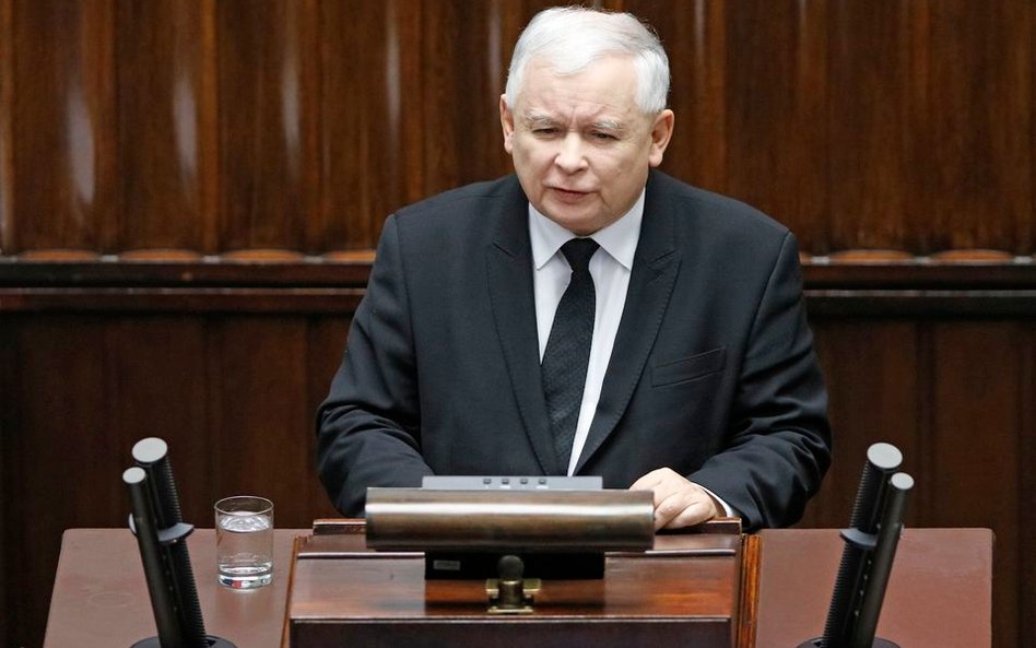 Prezes PiS Jarosław Kaczyński