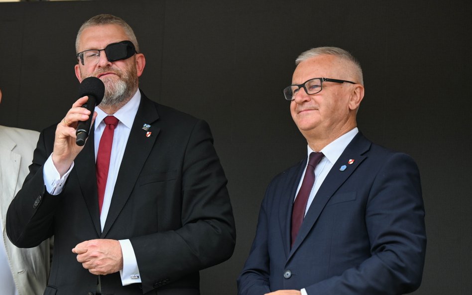 Grzegorz Braun i Włodzimierz Skalik