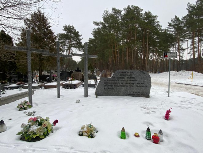 Dotychczasowe upamiętnienie na terenie cemntarza w Otwocku