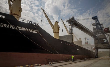 Porty morskie (i transport Morzem Czarnym) były głównym kanałem eksportu produktów rolnych z Ukrainy