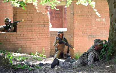 Ukraińscy żołnierze w czasie szkolenia w Wielkiej Brytanii