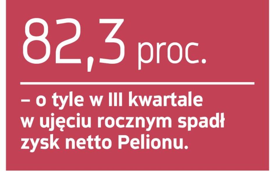 Podatki wyraźnie ciążą Pelionowi