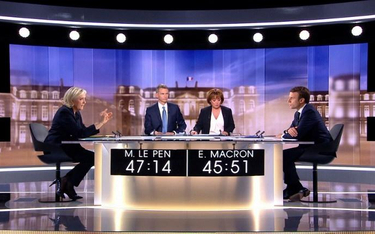 Debata Marine Le Pen - Emmanuel Macron: Uniki i grubiaństwa