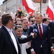 Marsz zwolenników Karola Nawrockiego w Warszawie