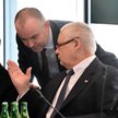 B. wiceprezes NBP Marta Kightley, członek zarządu NBP Paweł Mucha i prezes NBP Adam Glapiński
