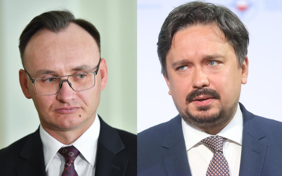 od lewej: RPD Mikołaj Pawlak i RPO Marcin Wiącek