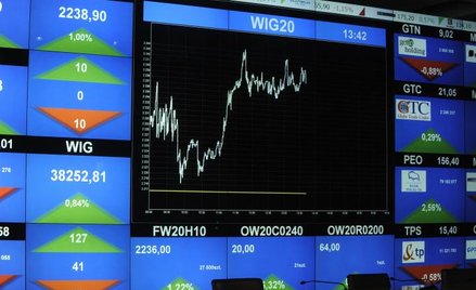 Zielono na GPW