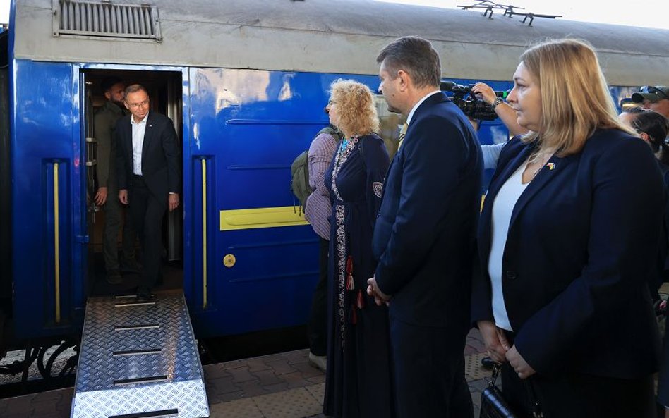 Andrzej Duda w Kijowie