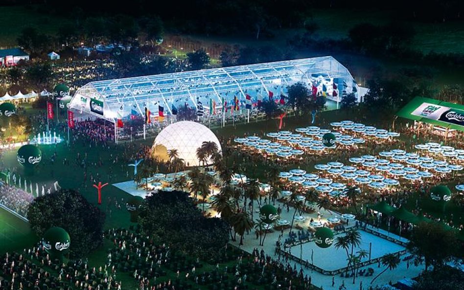 Na polu namiotowym będą m.in. plaża, bary, scena koncertowa i boiska do gry