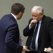 Minister sprawiedliwości Zbigniew Ziobro i prezes PiS Jarosław Kaczyński