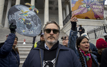 Filmowy Joker aresztowany podczas protestu klimatycznego