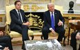 Mark Rutte i Donald Trump