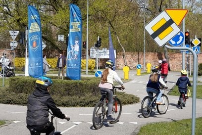 Miasteczko ruchu drogowego w Warszawie powstało w 2014 roku