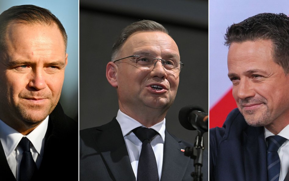 Karol Nawrocki, Andrzej Duda i Rafał Trzaskowski