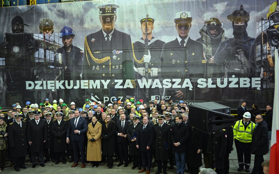 Uroczystość palenia blach pod okręt ratowniczy odbyła się 26 stycznia