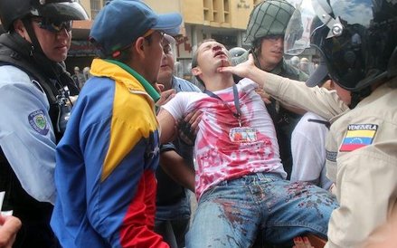 Protesty opozycji w Wenezueli