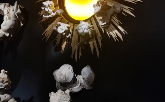 Na wystawie „Emocj . Lwowska rzeźba rokokowa” na Wawelu.