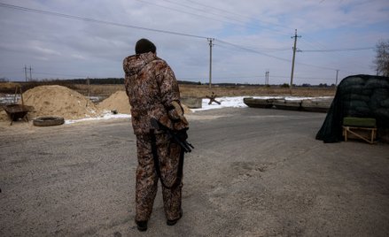 Żołnierz ukraińskiej obrony terytorialnej