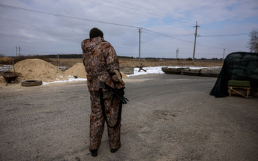 Żołnierz ukraińskiej obrony terytorialnej