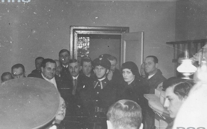 Wizja lokalna przeprowadzona podczas procesu Rity Gorgonowej (druga od prawej) oskarżonej o zabójstw