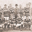 Zespół FC Aberdeen przed meczem z Wisłą Kraków, maj 1911 roku. Szkoci byli pierwszą zawodową drużyną