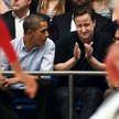 David Cameron i Barack Obama polecieli do Dayton w Ohio na mecz akademickiej ligi koszykówki