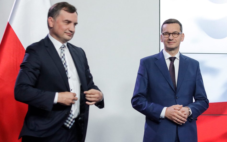 Mateusz Morawiecki i Zbigniew Ziobro nie kryją wzajemnej niechęci