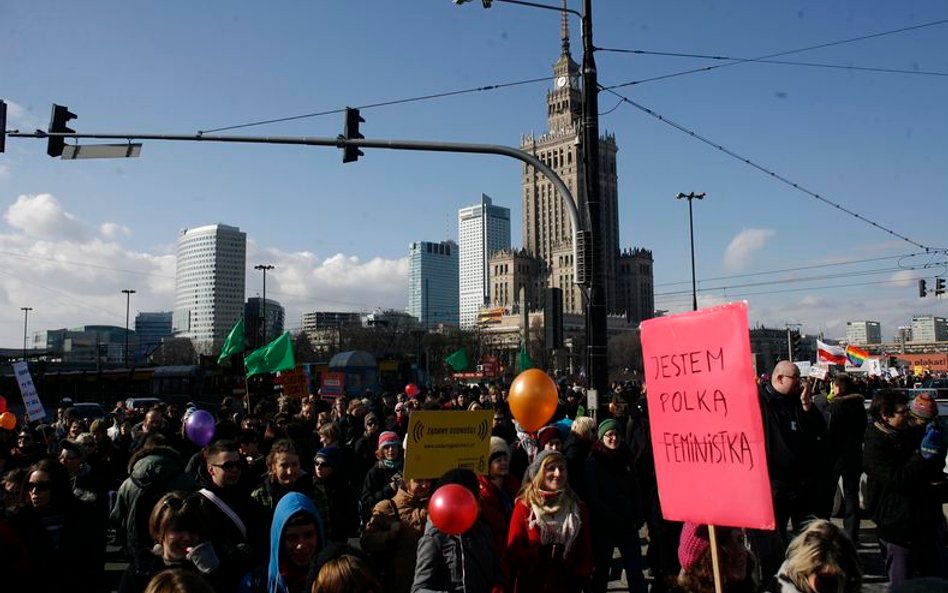 Jedna z poprzednich Manif w Warszawie.