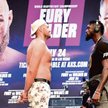 Tyson Fury (z lewej) i Deontay Wilder w Las Vegas