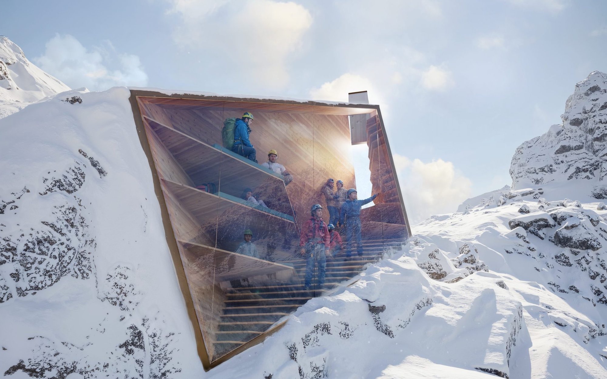 Futurystyczne schronisko górskie w Dolomitach. Otwarcie podczas igrzysk