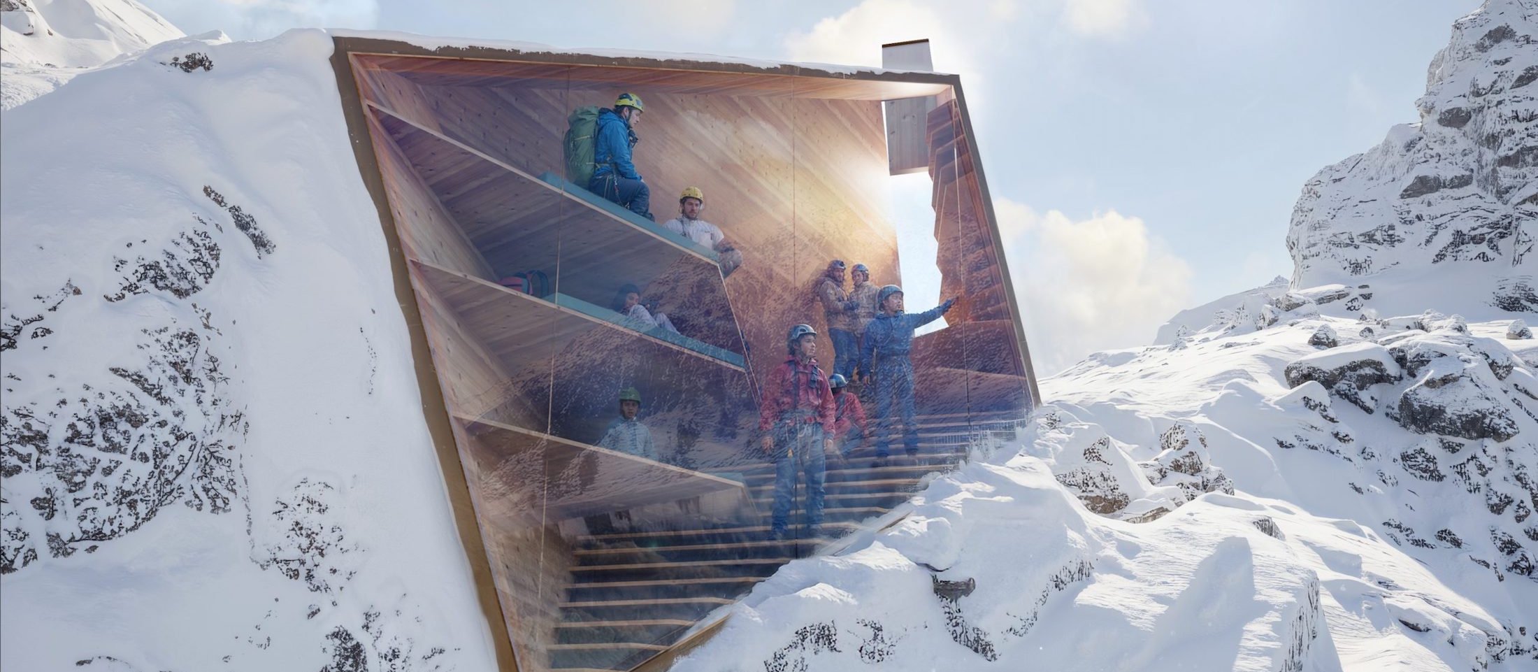 Futurystyczne schronisko górskie w Dolomitach. Otwarcie podczas igrzysk