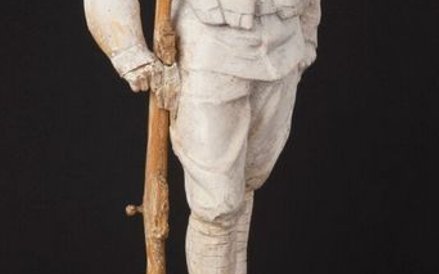 Włodzimierz Konieczny, Legionista, 1916, gips, drewno, Przekaz Stanisława Gettera, 1916, wł. Muzeum 