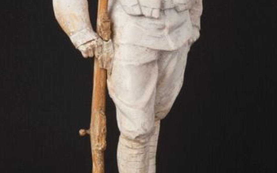 Włodzimierz Konieczny, Legionista, 1916, gips, drewno, Przekaz Stanisława Gettera, 1916, wł. Muzeum 