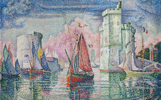 „Wejście do portu w La Rochelle" obraz Paula Signaca z 1915 roku, zdaniem Francuzów, który zniknął z