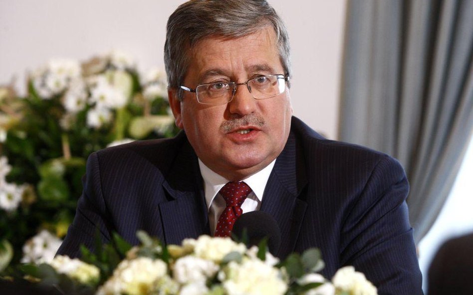 Prezydent Bronisław Komorowski