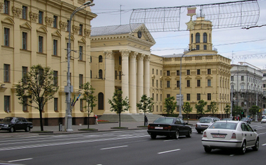 Siedziba białoruskiego KGB przy Prospekcie Niezależności w Mińsku