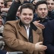Dawid Kacprzyk i prezydent stolicy Rafał Trzaskowski przed prawyborami PO na kandydata na prezydenta