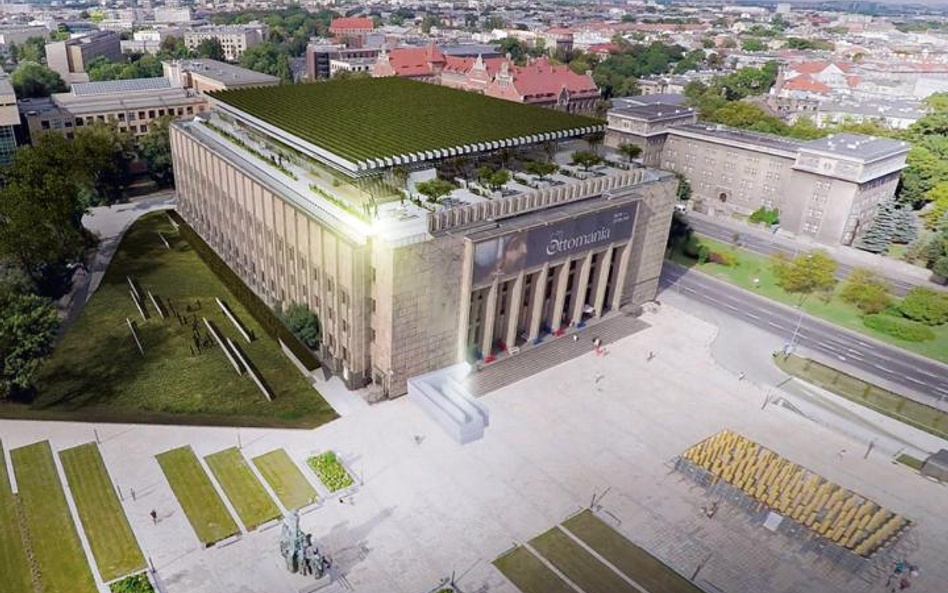 Wizualizacja zwycięskiego projektu zespołu Stelmach i Partnerzy Biuro Architektoniczne z Lublina