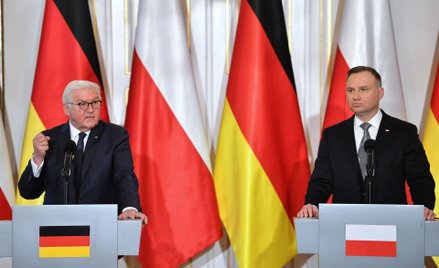Frank-Walter Steinmeier i Andrzej Duda