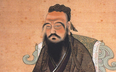 Konfucjusz, filozof z przełomu VI i V wieku p.n.e, twórca chińskiej wizji życia społecznego. Portret