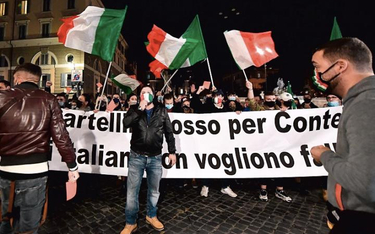 W Rzymie i wielu innych włoskich miastach dochodzi do protestów przeciwko zaostrzeniu restrykcji