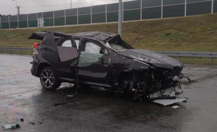 Komendant główny policji nadinsp. Marek Boroń trafił do szpitala po tym, jak samochód, którym jechał