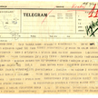 Telegram z sygnaturą A II 9/21